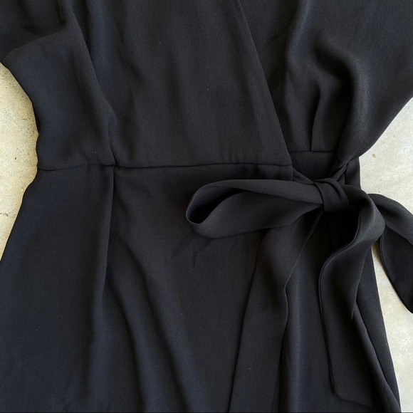 TOPSHOP Dolman Short Sleeve Wrap Dress Size 4 - Picture 5 of 6